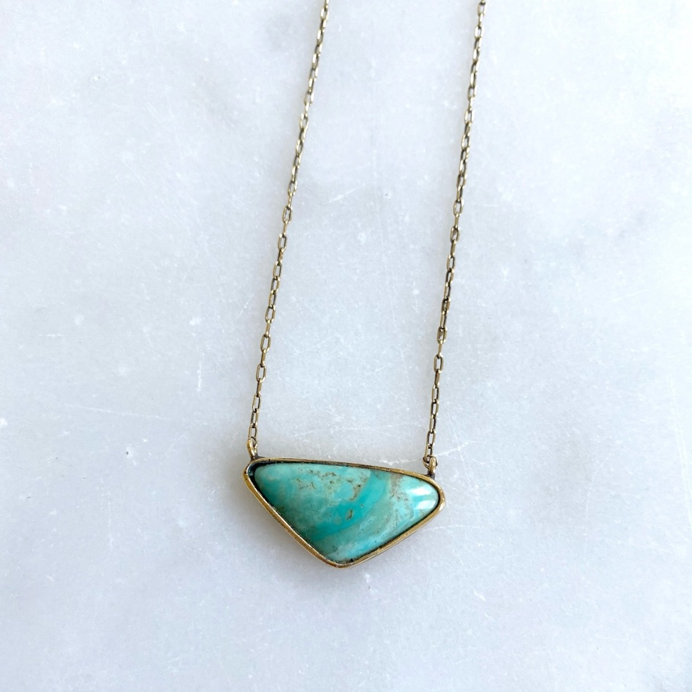 Lizzie Fortunato turquoise Kate Necklace